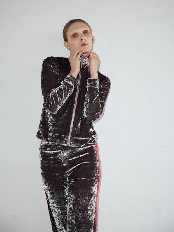 Simone Wild Hammered Velvet Zip Jacket Exklusive Angebote