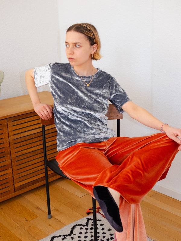 Simone Wild Hammered Velvet T-Shirt Zeitbegrenzte Promotion