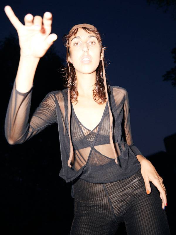 Simone Wild Net Wrap Blouse Blitzverkäufe