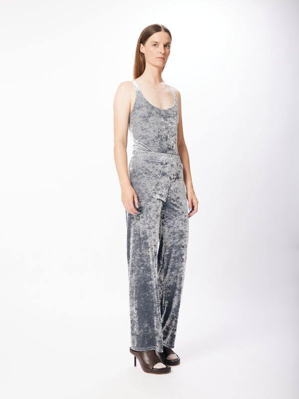 Simone Wild Hammered Velvet Cozy Pants Tägliche Deals