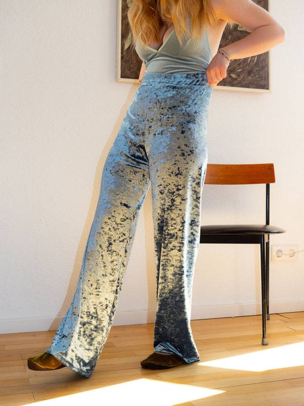 Simone Wild Hammered Velvet Cozy Pants Sonderangebote