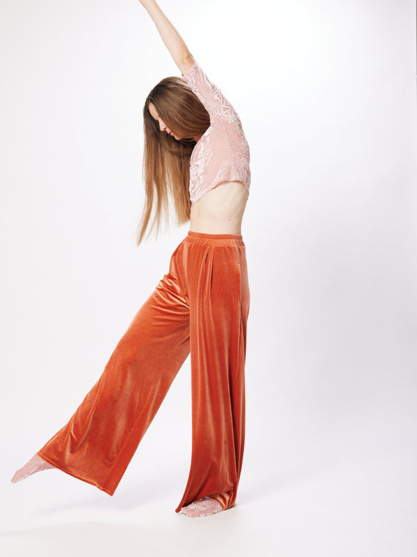 Simone Wild Velvet Pocket Pants Amber VIP-Rabatte