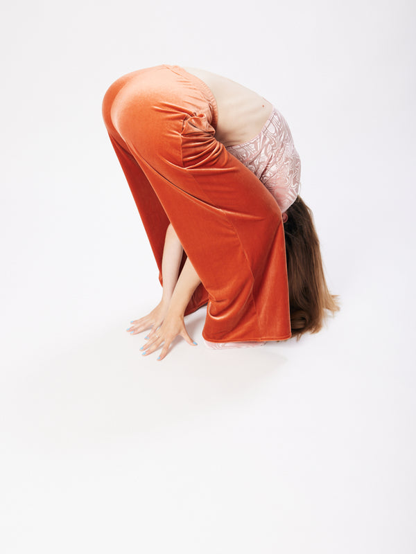 Simone Wild Velvet Pocket Pants Amber VIP-Rabatte