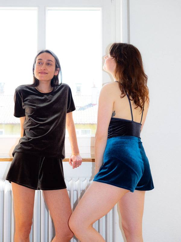 Simone Wild Velvet Knickers Clearance-Verkauf