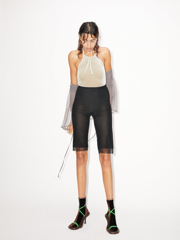 Simone Wild Net Print Capri Pants Auslauf