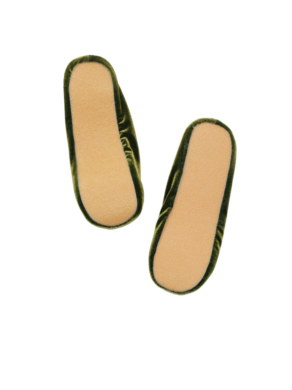 Simone Wild Velvet Ballet Slipper Sonderangebot
