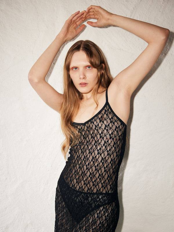 Simone Wild Lace Camisole Dress Neueste Mode