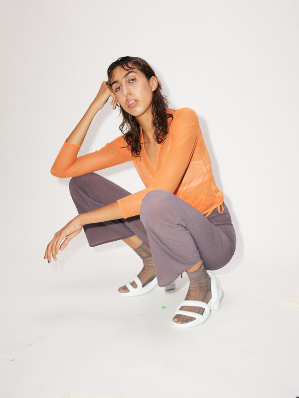 Simone Wild Net Wrap Blouse Riesige Ersparnisse
