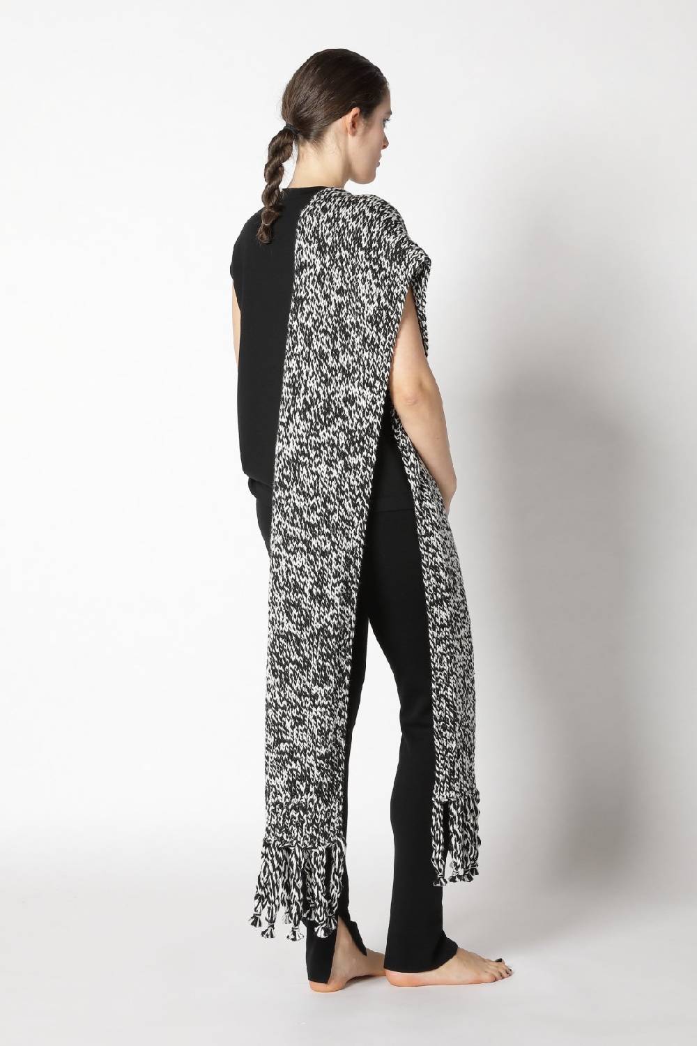 Sminfinity stretchy shell top + milano slim cut pants + contrast mouliné scarf Jubiläumsangebot