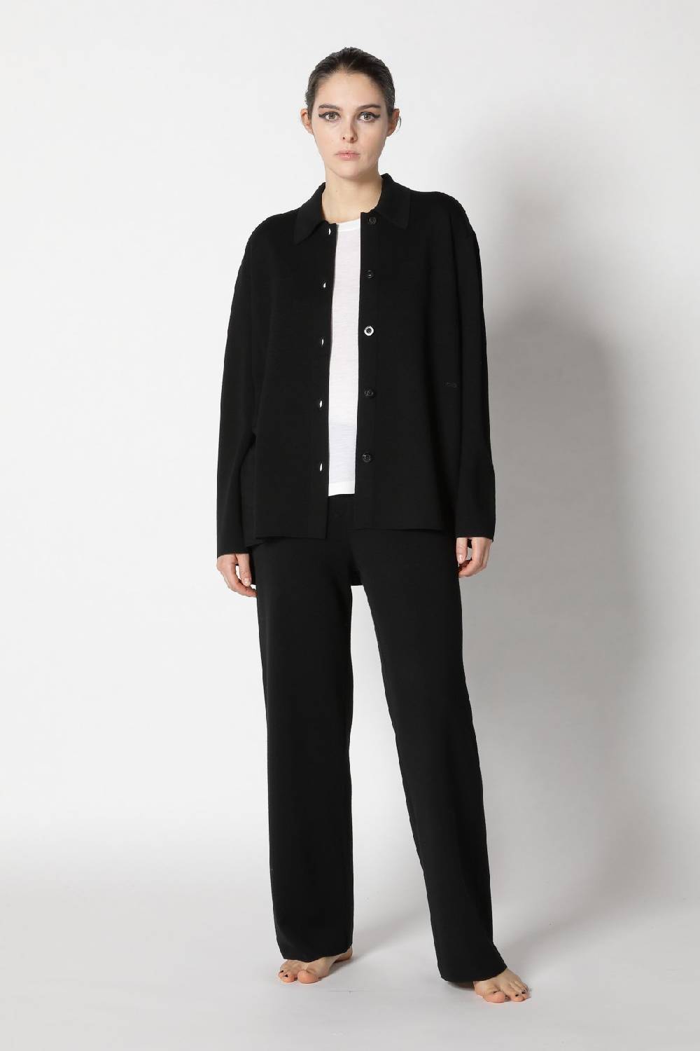 Sminfinity milano overshirt + milano palazzo pants Neueste Mode