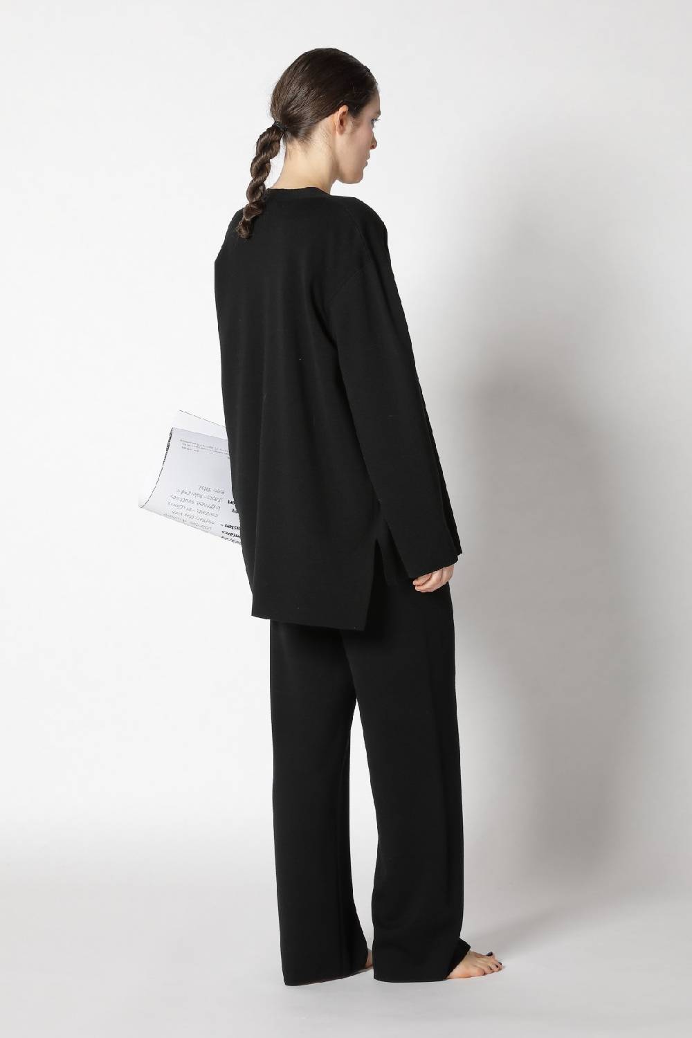 Sminfinity milano one button jacket + flowing cape jumper + milano palazzo pants Zeitlich begrenztes Angebot