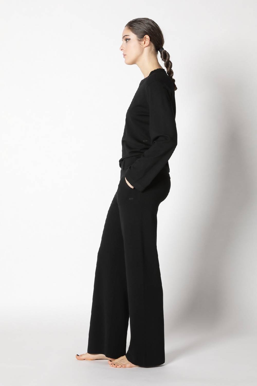 Sminfinity stretchy crewneck + milano palazzo pants Blitzangebot