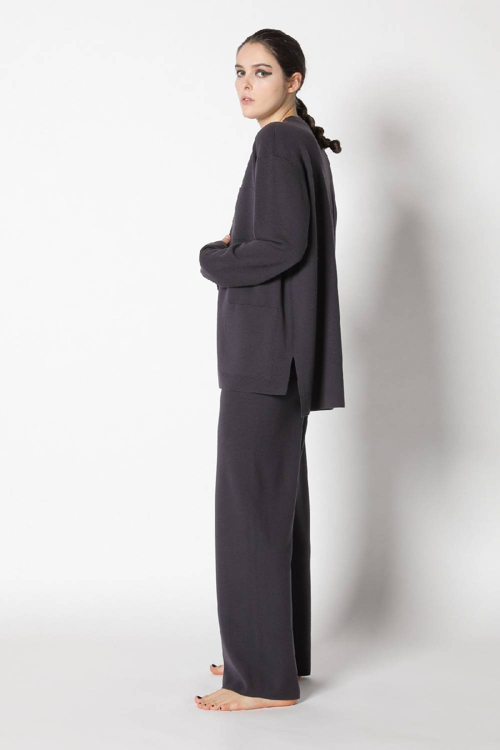 Sminfinity milano one button jacket + flowing cape jumper + milano palazzo pants Letzter Tag