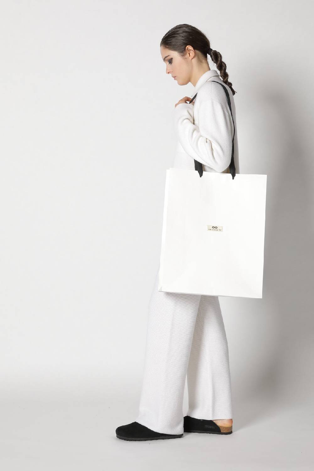 Sminfinity doubleface shirtjacket + garter palazzo pants Bis zu 60% Rabatt