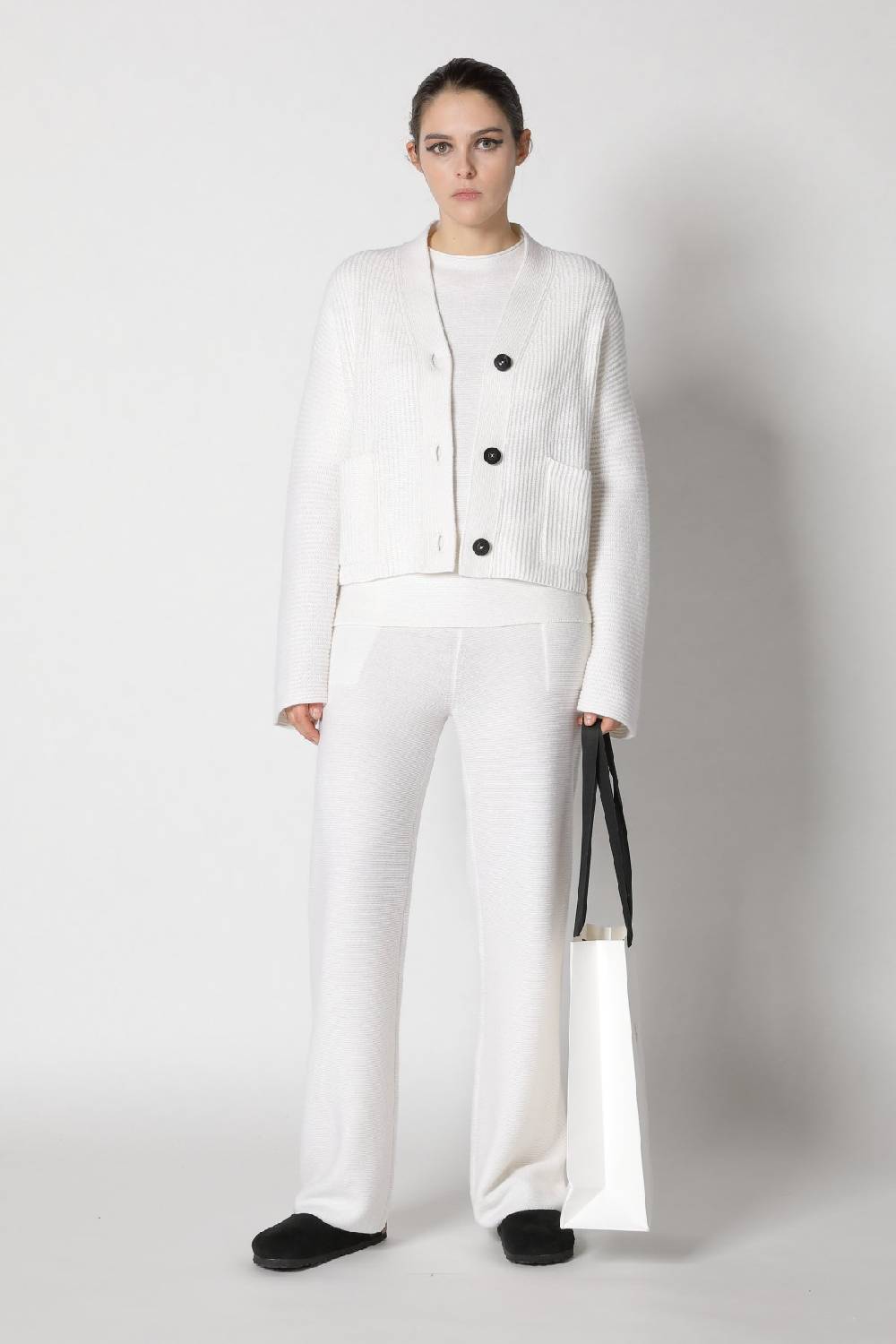 Sminfinity slouchy rib cardigan + garter T jumper + garter palazzo pants Nur für heute