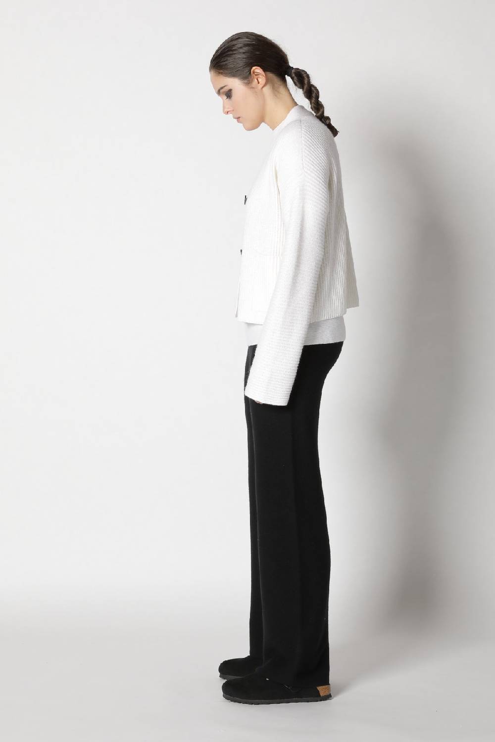 Sminfinity slouchy rib cardigan + garter T jumper + garter palazzo pants Discount Store für neue Produkte