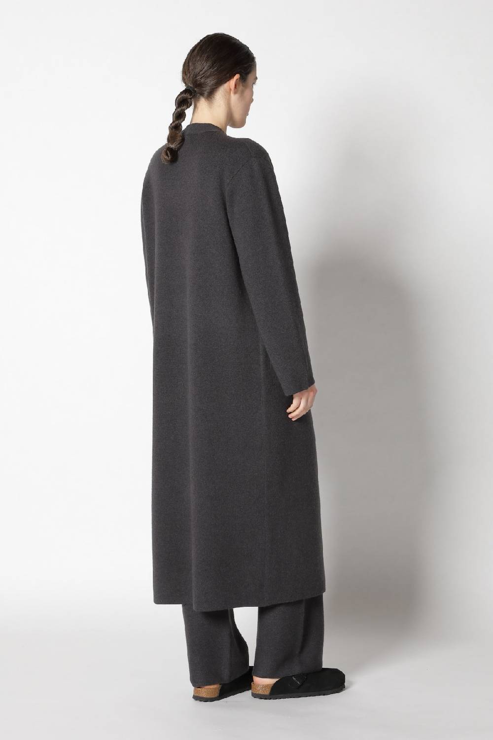 Sminfinity doubleface maxi coat + garter T jumper + garter palazzo pants Im Verkauf