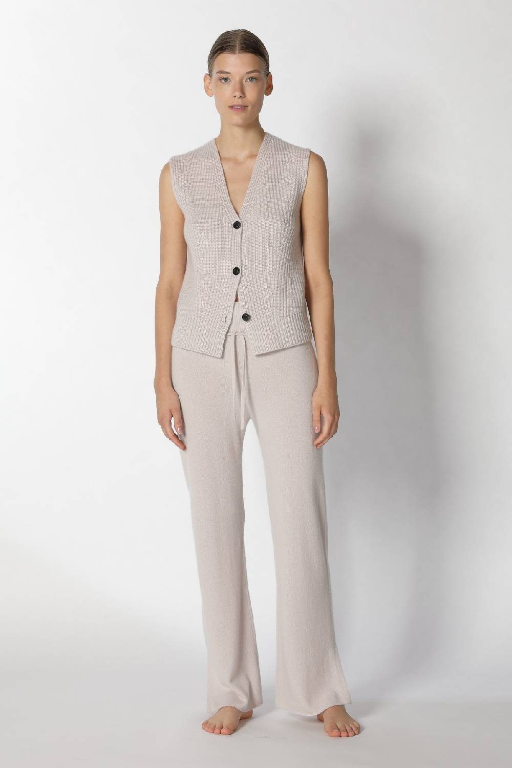 Sminfinity pure icon rib vest + pure slitted pants Online