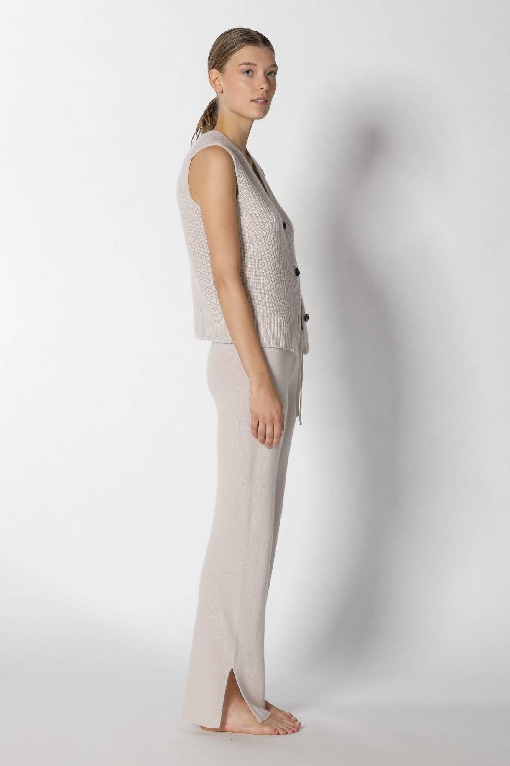 Sminfinity pure icon rib vest + pure slitted pants Online