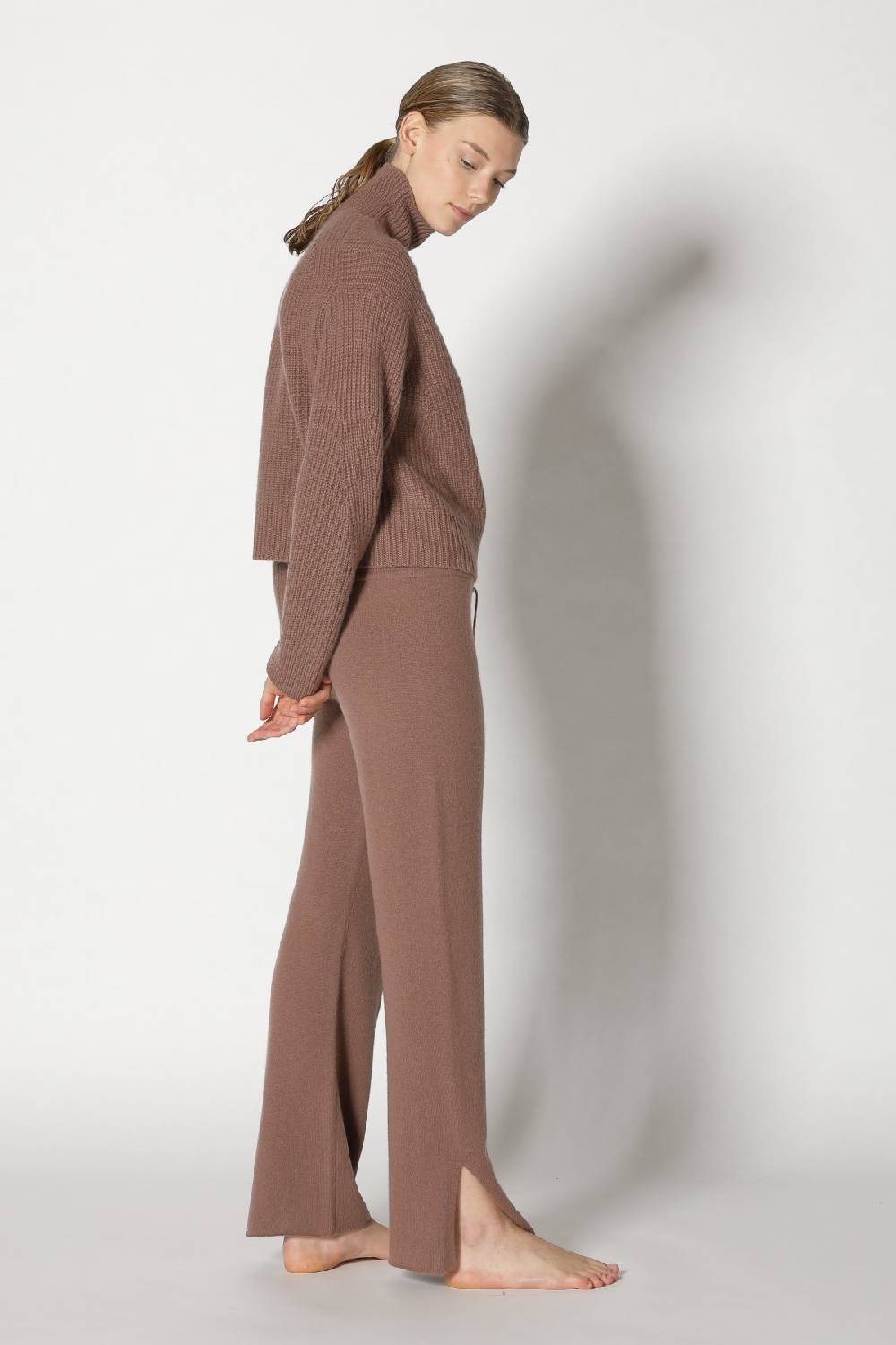 Sminfinity pure icon rib turtle + pure slitted pants Hotsell