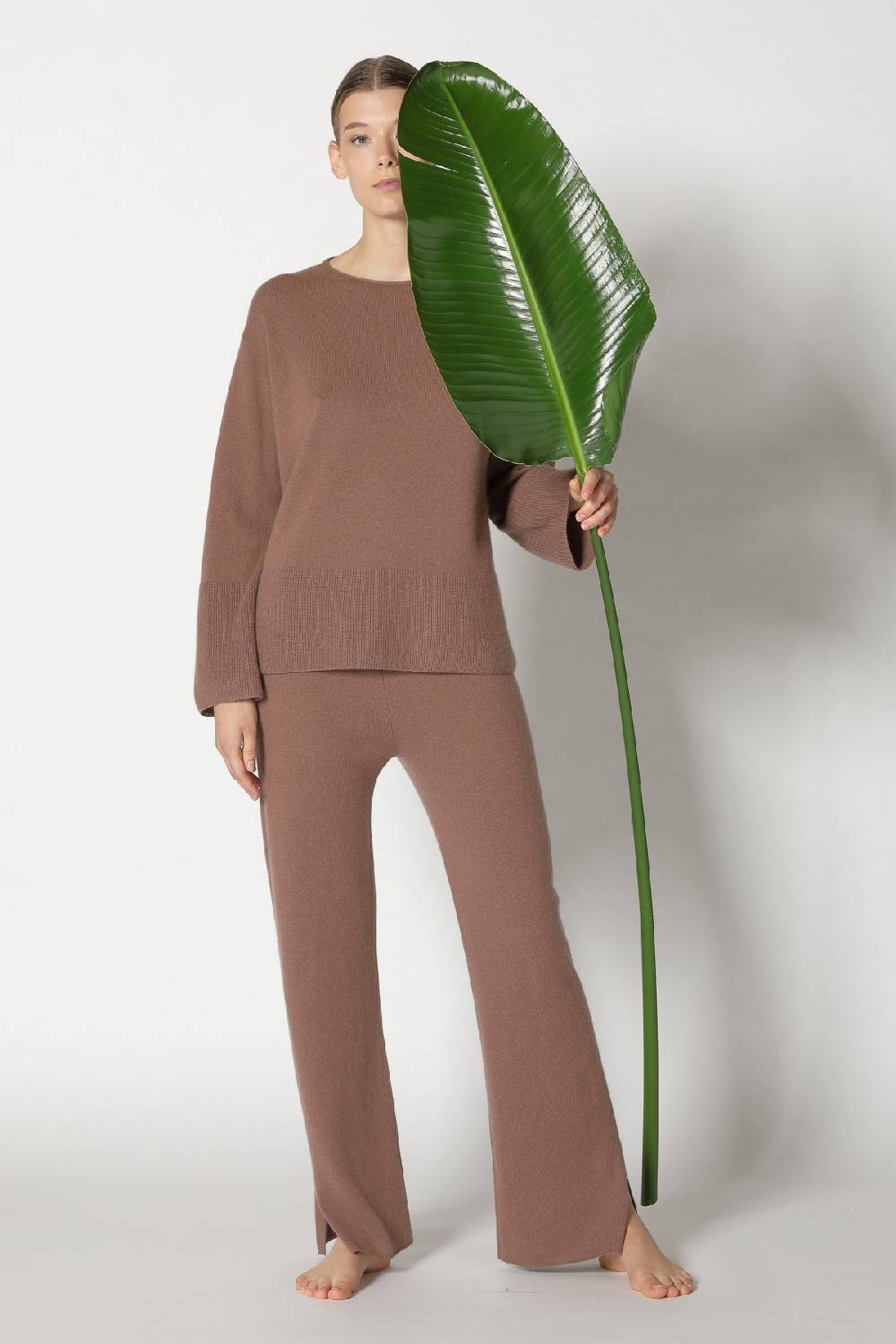 Sminfinity pure A jumper + pure slitted pants Schlussverkauf