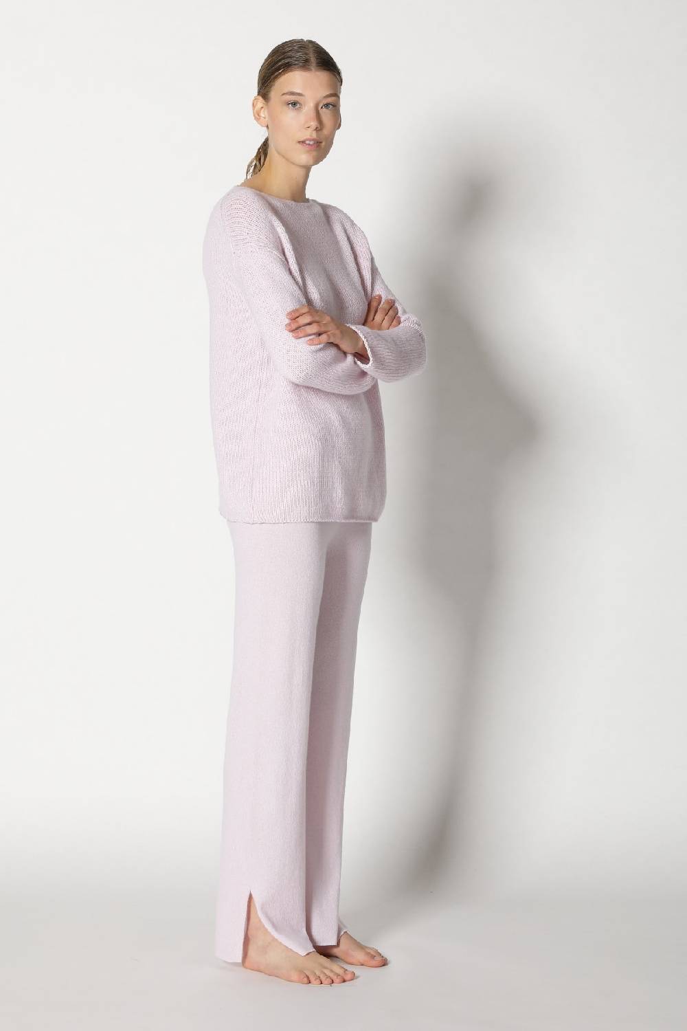Sminfinity pure multi-ply jumper + pure slitted pants Blitzverkäufe