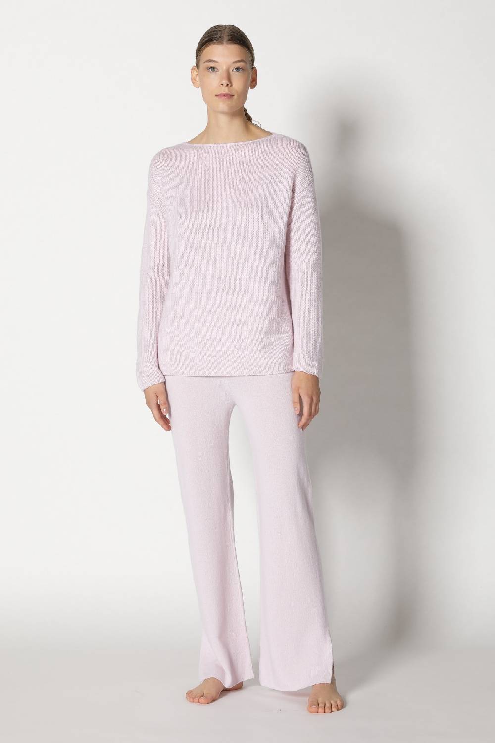 Sminfinity pure multi-ply jumper + pure slitted pants Blitzverkäufe
