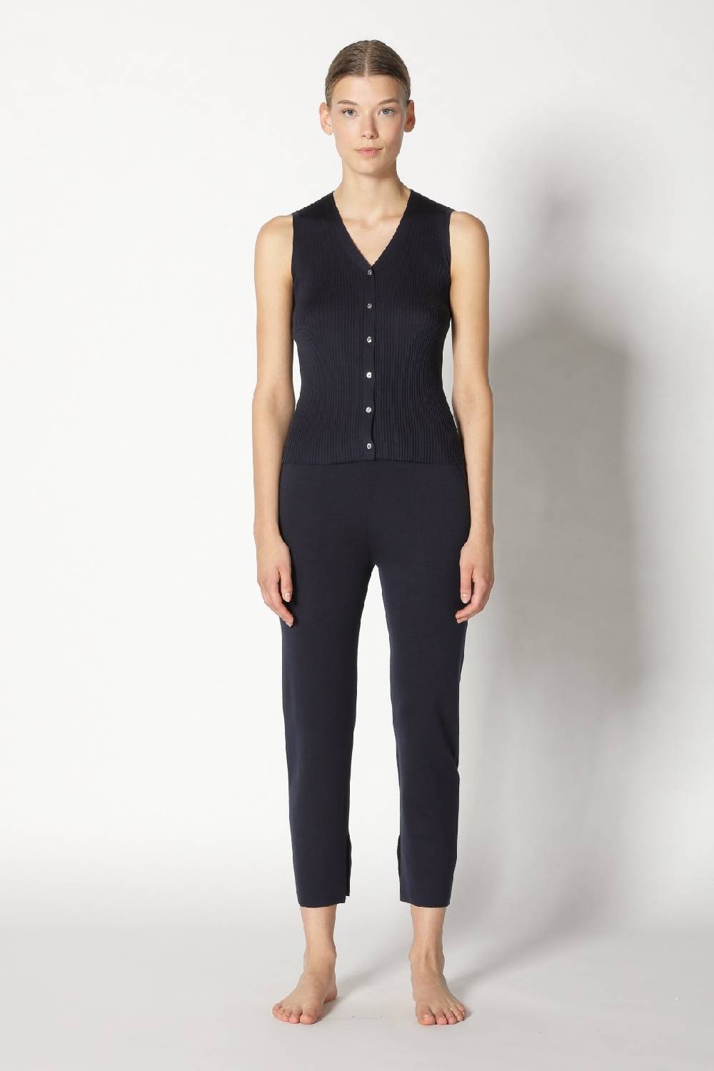 Sminfinity silky rib vest + silky cropped pants Jubiläumsangebot