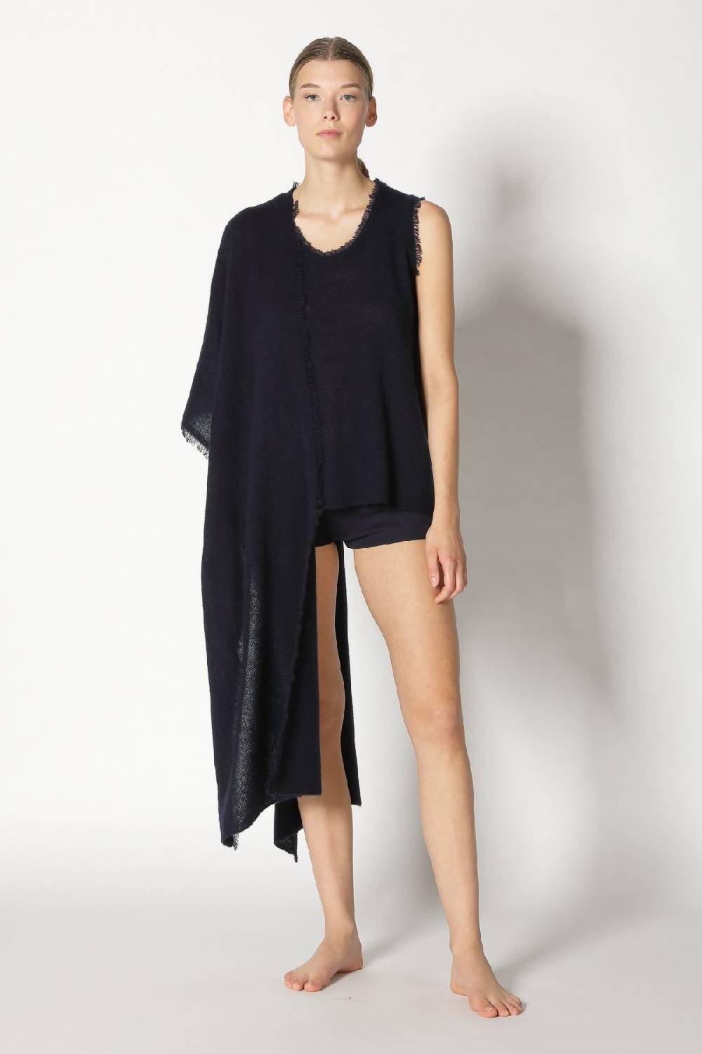 Sminfinity fluffy fringe plaid + fluffy fringe jacket + fluffy fringe crew top Lagerräumung