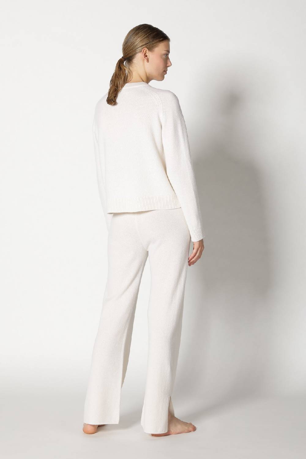 Sminfinity pure 2 ply crew jumper + pure slitted pants Bestseller