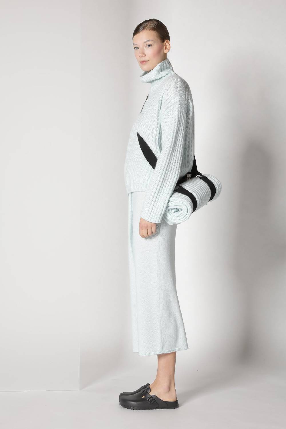 Sminfinity blurry ribbed scarf + blurry ribbed turtleneck + blurry tulip skirt Kauf eins, bekomm eins gratis