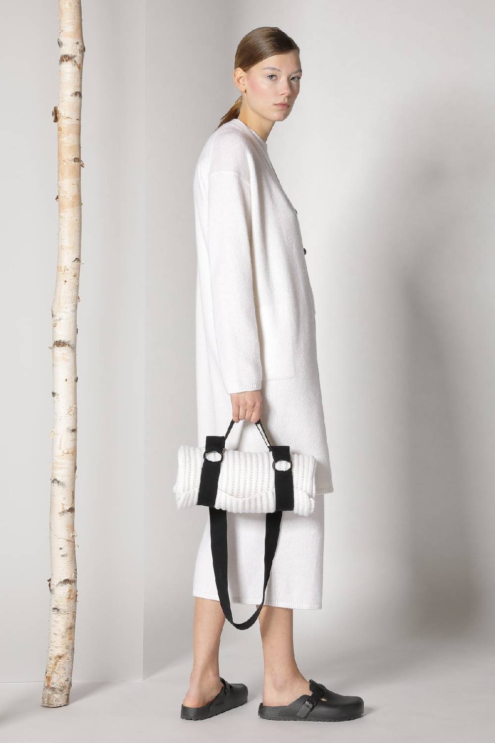 Sminfinity blurry long cardigan + blurry crew top + blurry tulip skirt Tägliche Deals