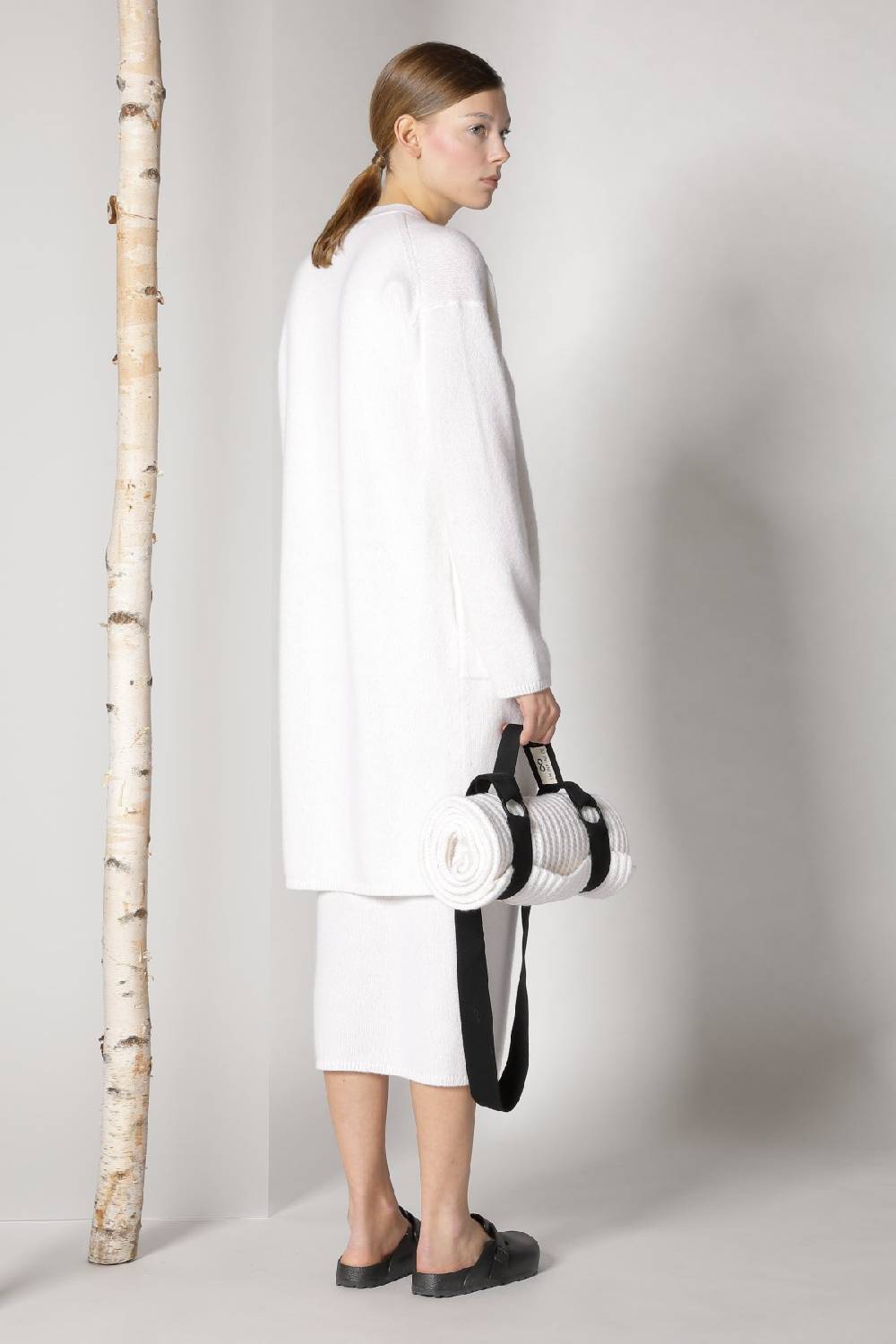 Sminfinity blurry long cardigan + blurry crew top + blurry tulip skirt Tägliche Deals