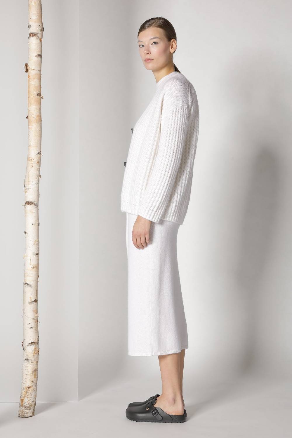 Sminfinity blurry ribbed cardigan + blurry crew top + blurry tulip skirt Riesige Ersparnisse
