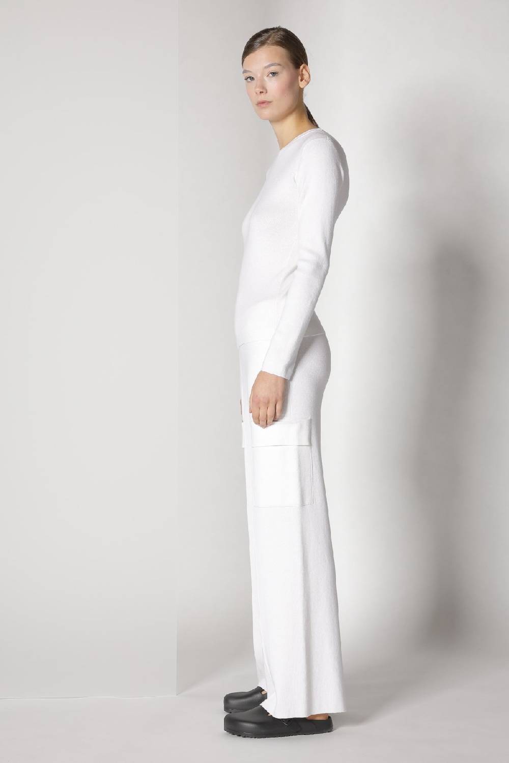 Sminfinity fitted crewneck + cargo bellbottom pants Super Sparpreis
