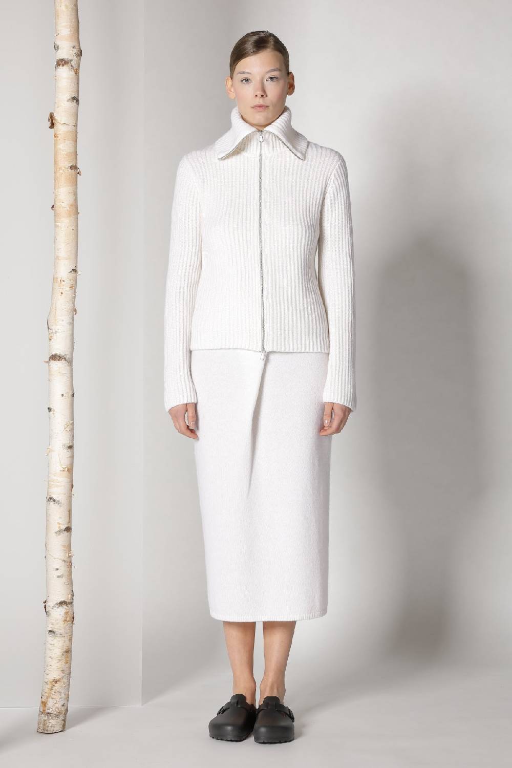 Sminfinity blurry ribbed zip-jacket + blurry crew top + blurry tulip skirt JETZT KAUFEN