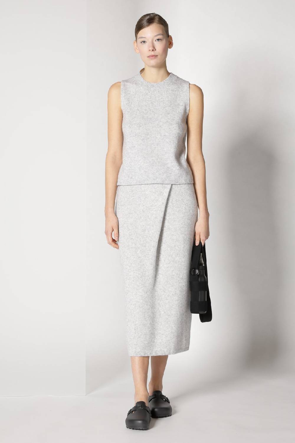 Sminfinity blurry ribbed cardigan + blurry crew top + blurry tulip skirt Neueste Stile