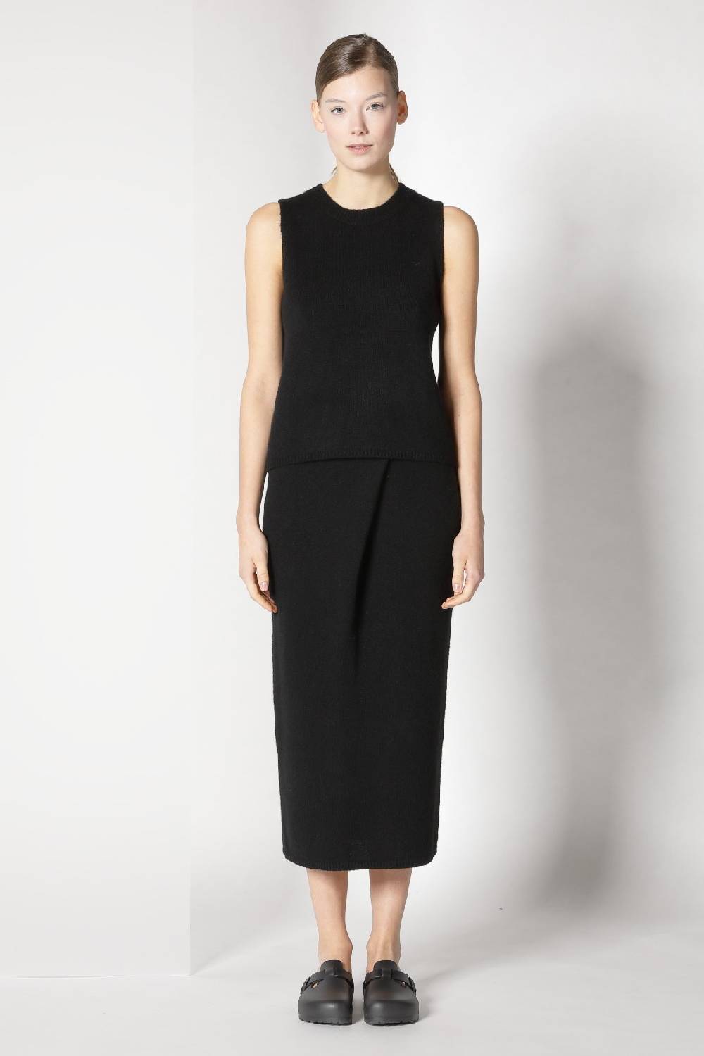 Sminfinity blurry ribbed zip-jacket + blurry crew top + blurry tulip skirt Letzte 2 Tage