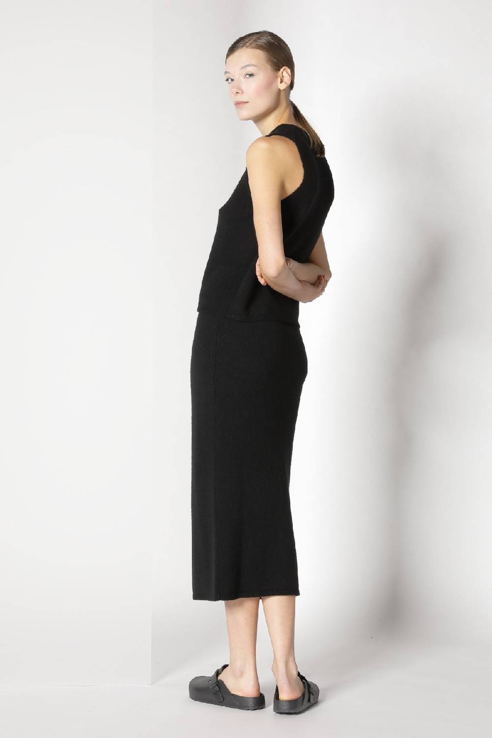 Sminfinity blurry ribbed zip-jacket + blurry crew top + blurry tulip skirt Letzte 2 Tage