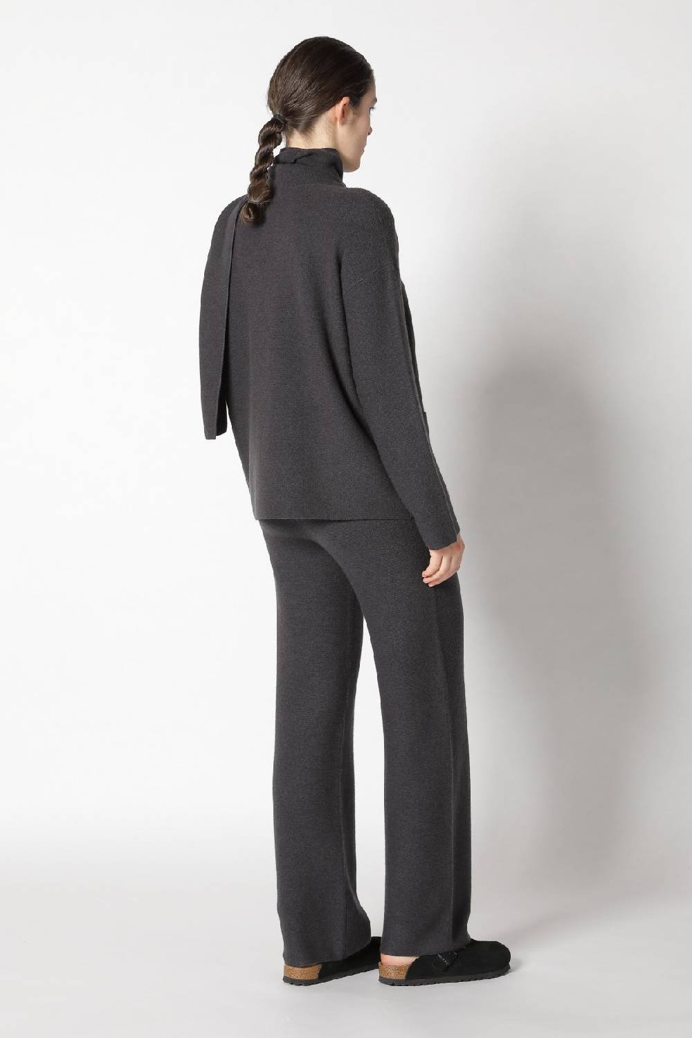 Sminfinity garter scarf jacket + garter T jumper + garter palazzo pants Blitzverkäufe