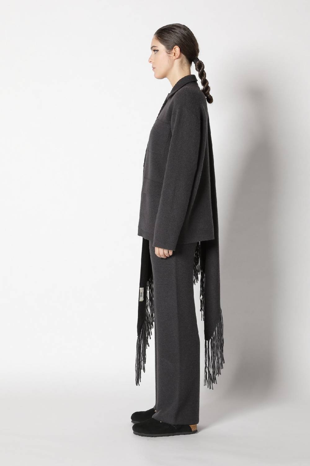Sminfinity doubleface shirtjacket + garter palazzo pants Limitierter Zeitrabatt