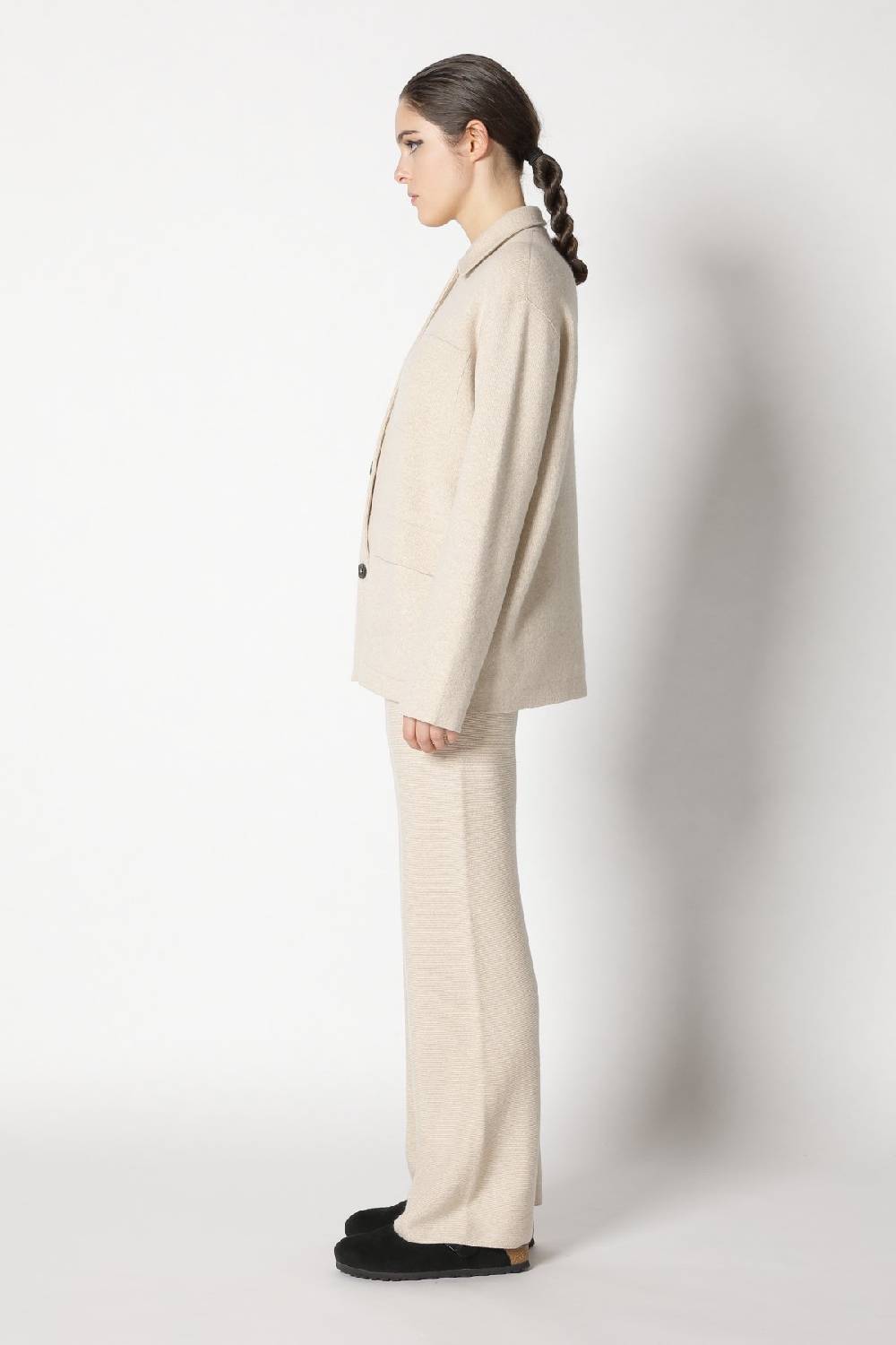 Sminfinity doubleface shirtjacket + garter palazzo pants Versandkostenfrei