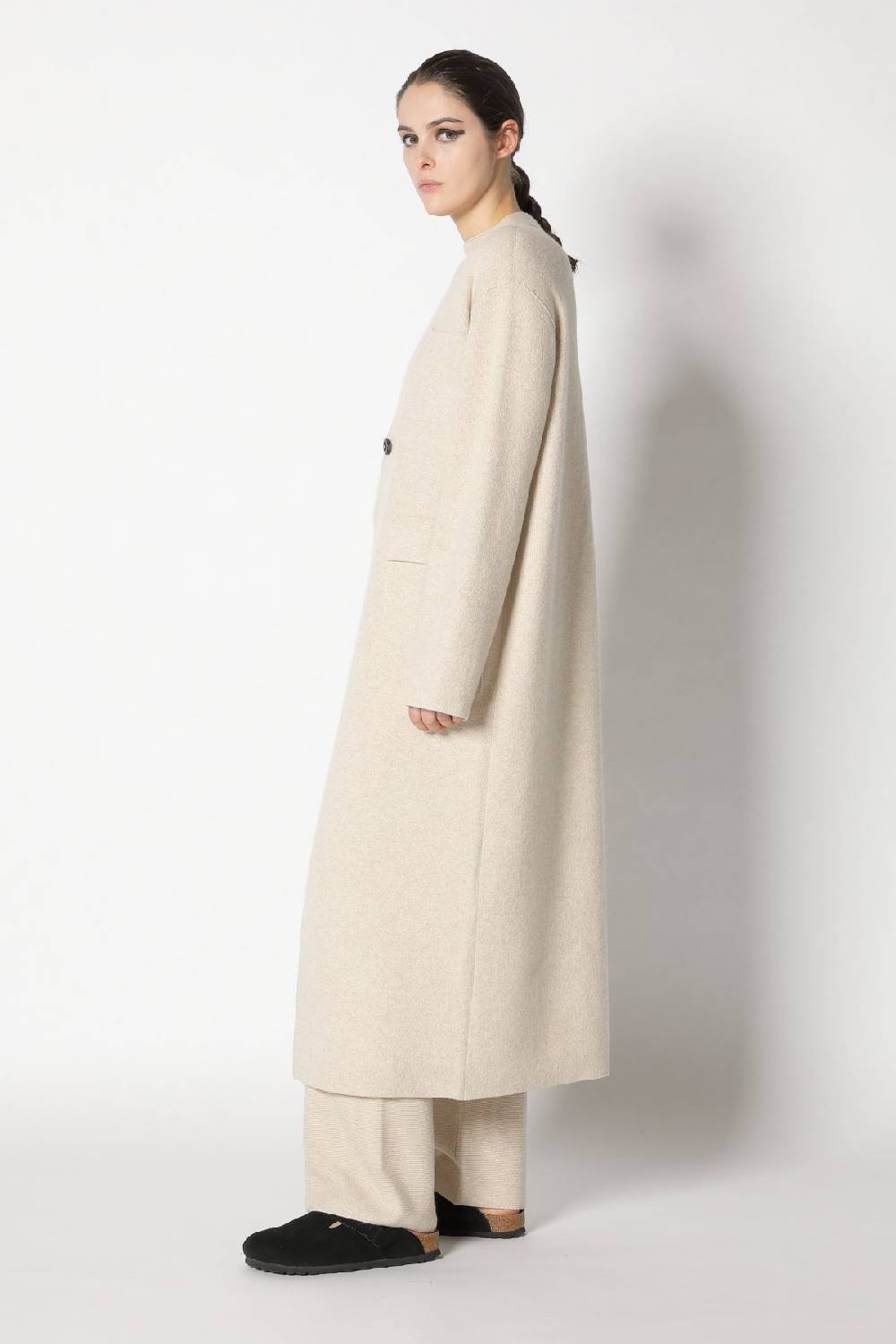 Sminfinity doubleface maxi coat + garter T jumper + garter triangle + garter palazzo pants Großer Ausverkauf
