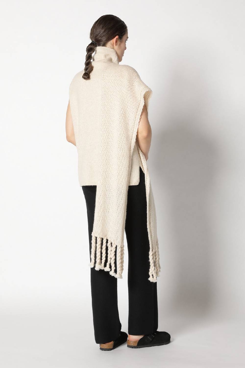 Sminfinity blurry turtle top + garter palazzo pants + blurry chunky scarf Osterangebot