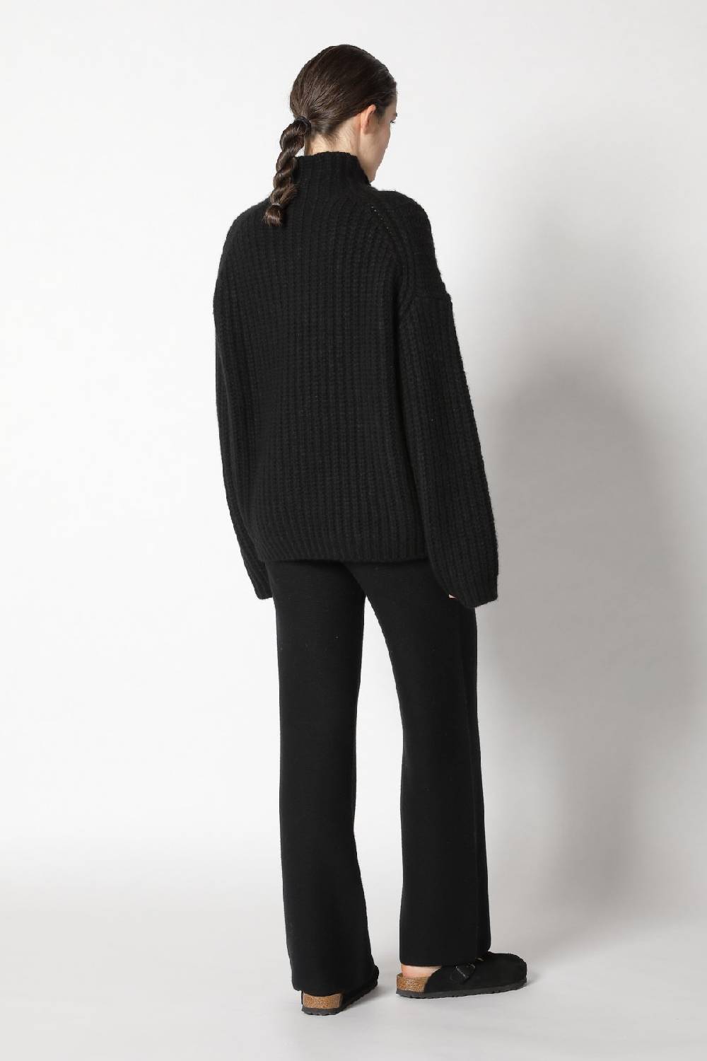 Sminfinity blurry chunky crewneck + garter palazzo pants Lagerräumung