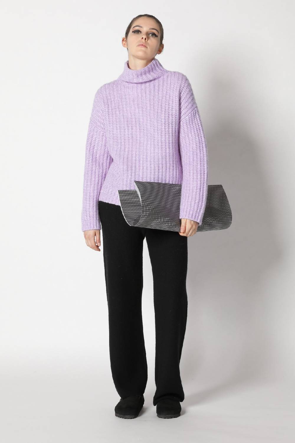 Sminfinity blurry chunky turtle + garter palazzo pants Neueste Mode