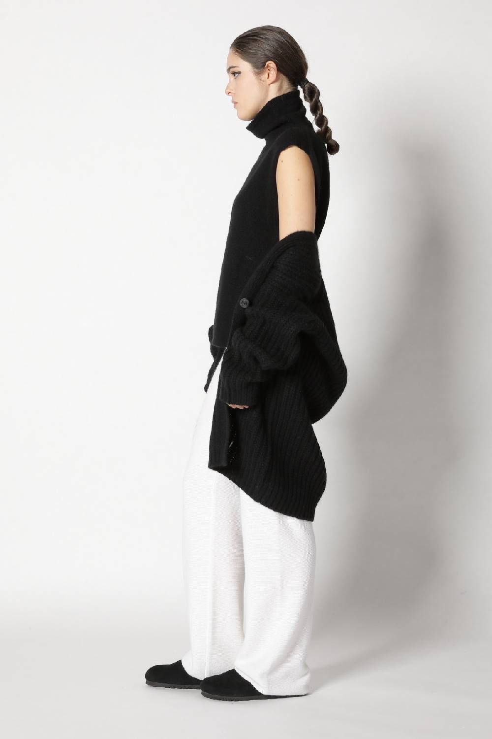 Sminfinity blurry turtle top + blurry chunky cardy + garter palazzo pants Exklusive Angebote