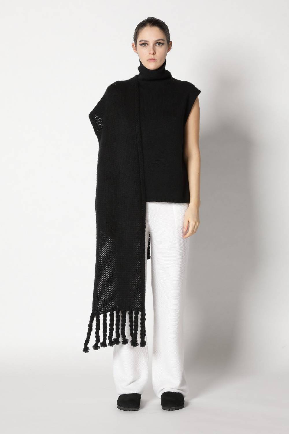 Sminfinity blurry turtle top + blurry chunky cardy + garter palazzo pants Exklusive Angebote