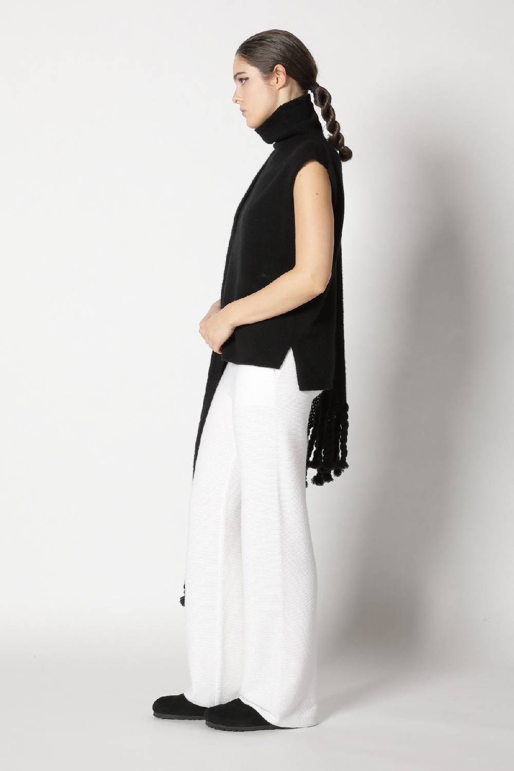 Sminfinity blurry turtle top + blurry chunky cardy + garter palazzo pants Exklusive Angebote