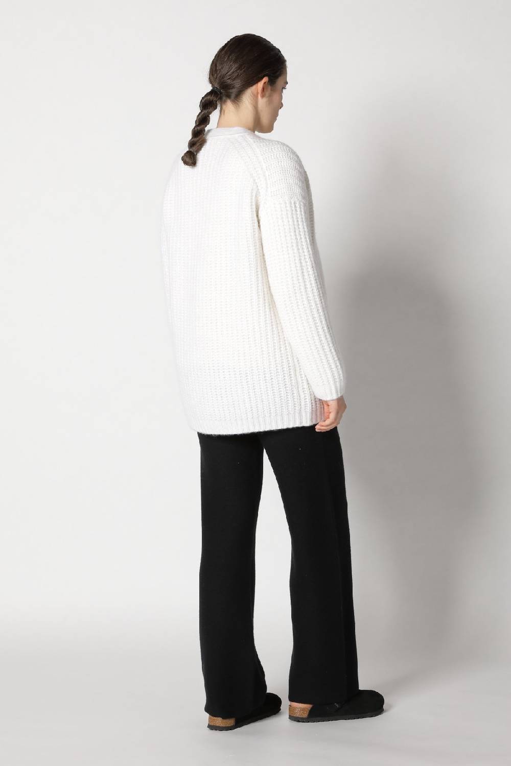 Sminfinity blurry chunky cardy + blurry chunky crewneck + garter palazzo pants Bestseller